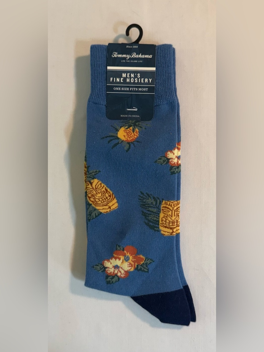 Tommy Bahama Tropical Tiki Cotton Blend Dress Socks One Size Fits Most NWT